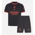 Dětský fotbalový dres AC Milan Rafael Leao #10 2026-27 Třetí Krátký Rukáv (+ trenýrky)